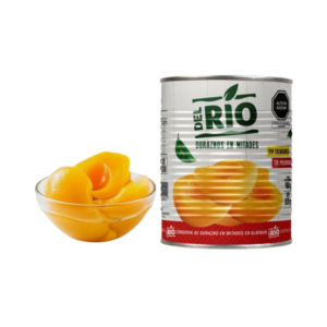 Durazno en mitades Del Rio fruta en almibar