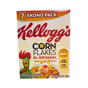 Cereal de hojuelas de maíz tostado ideal para un desayuno ligero.