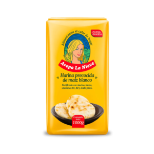 Harina La Nieve 1 kg harina de maíz precocida para arepas