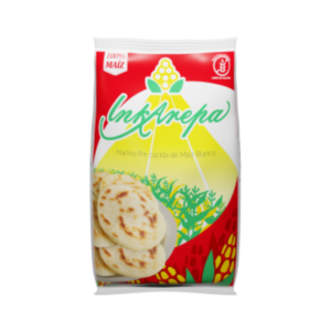 Harina Inkarepa harina de maiz precocida para preparar arepas