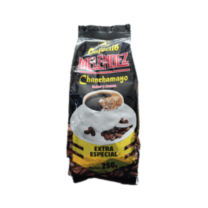 Café Meléndez Negro molido sabor fuerte y aroma intenso