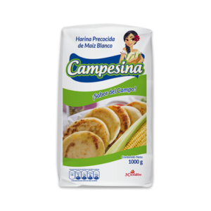 Harina Campesina 1 kg harina de maíz precocida para arepas