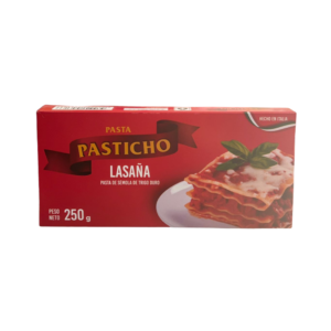 Pasticho lasaña pasta ideal para preparar lasaña casera
