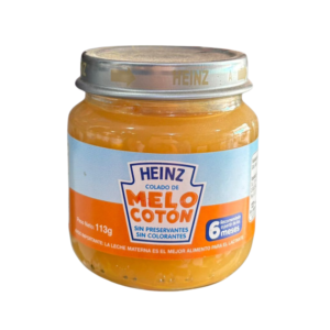 Colado de melocoton compota para bebes suave y dulce